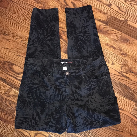 Style & Co. Denim Curvy Tummy Control Skinny Leg Jeans - Picture 1 of 10